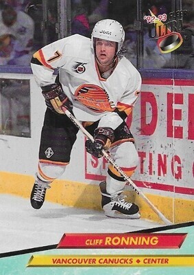 Ronning, Cliff / 1992-93 Vancouver Canucks | Ultra #227