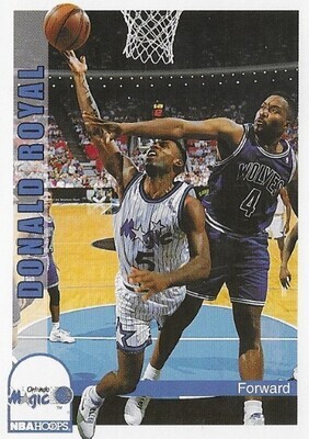 Royal, Donald / 1992-93 Orlando Magic | Hoops #443