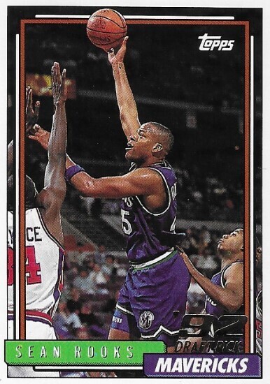 Rooks, Sean / 1992-93 Dallas Mavericks | Topps #292
