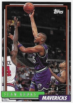 Rooks, Sean / 1992-93 Dallas Mavericks | Topps #292