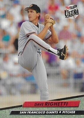Righetti, Dave / 1992 San Francisco Giants | Ultra #594