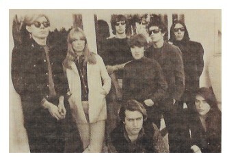 Velvet Underground, The / 1966: Group Photo, with Andy Warhol, in Los Angeles