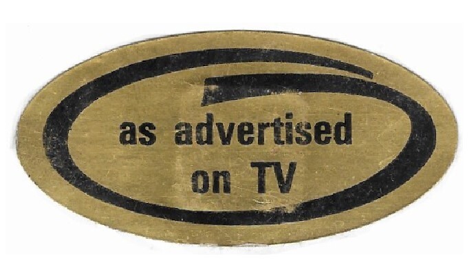 As Advertised On TV / Gold and Black