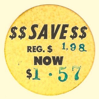Save Now / Reg. $1.98, Now $1.57