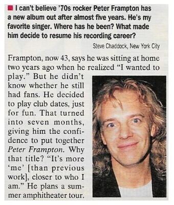 Frampton, Peter / I Want to Play / 1994