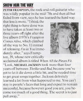Frampton, Peter / Show Him the Way / 1990