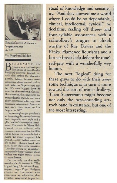 Supertramp / 1979: Breakfast in America