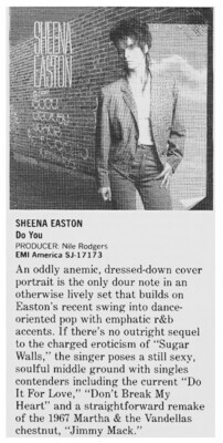 Easton, Sheena / Do You / 1985