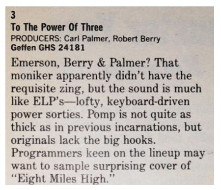 3 / 1988: To the Power of Three