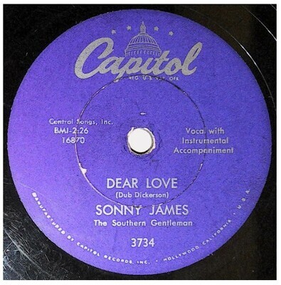 James, Sonny / Dear Love | Capitol 3734