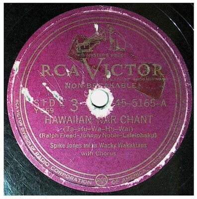 Jones, Spike / Hawaiian War Chant | RCA Victor 45-5165