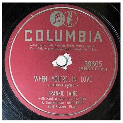 Laine, Frankie / When You're In Love | Columbia 39665