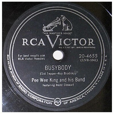King, Pee Wee / Busybody | RCA Victor 20-4655