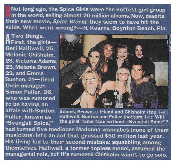 Spice Girls / What Went Wrong? / 1998