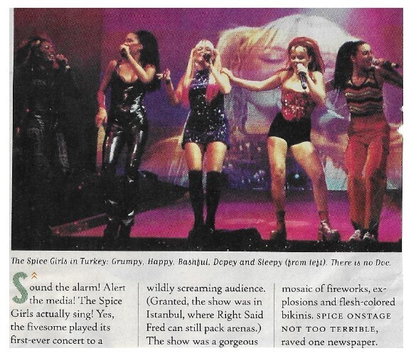 Spice Girls / The Spice Girls in Turkey / 1997