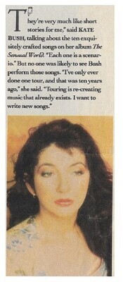 Bush, Kate / Like Short Stories for Me / 1989