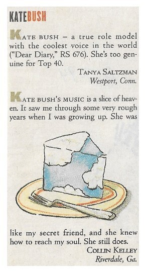 Bush, Kate / A True Role Model / 1994