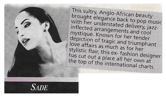 Sade / 1993: Place All Her Own