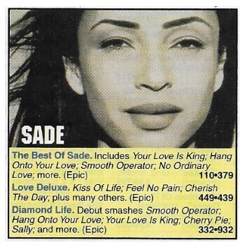 Sade / 1994: The Best of Sade