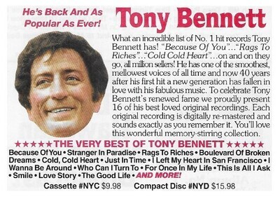 Bennett, Tony / 1991: The Very Best of Tony Bennett