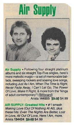 Air Supply / 1985: Air Supply