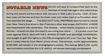 AC/DC / 1993: Notable News