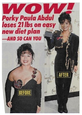 Abdul, Paula / 1992: Loses 21 lbs. on Easy New Diet Plan