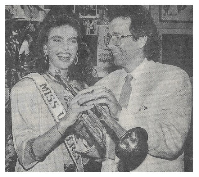 Alpert, Herb / With Miss Universe-Holding Trumpet