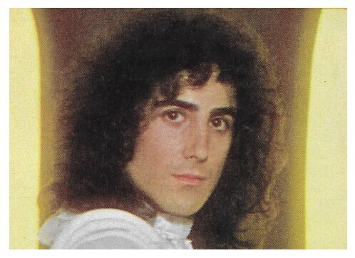 Angel / 1978: Frank DiMino-Closeup-Yellow-Black Background