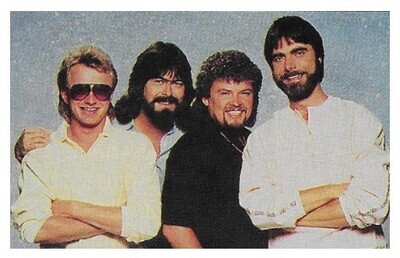Alabama / 1986: Group Photo-Grey Background-Teddy at Right