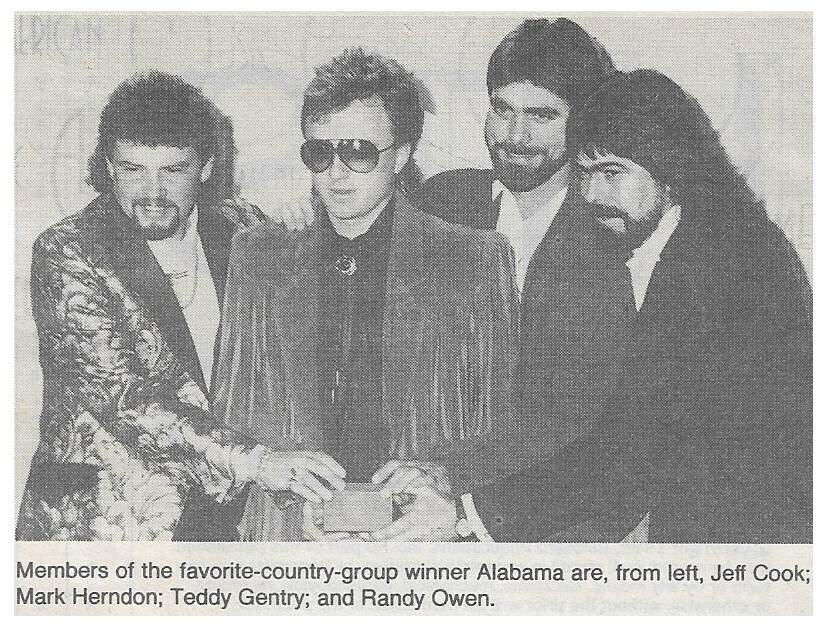 Alabama / 1988: American Music Awards- Country Group Winner