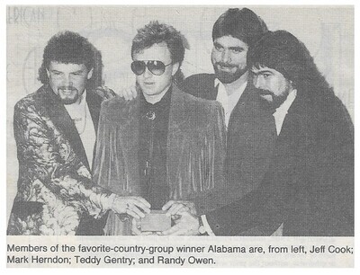 Alabama / 1988: American Music Awards- Country Group Winner
