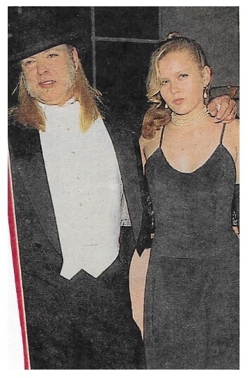 Allman, Gregg / 1995: Gregg in Coat Tails, With Daughter, Island