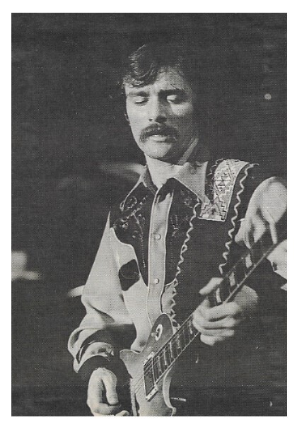 Allman Brothers Band / Dickey Betts-On Stage-Looking Down at Guitar