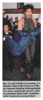 Cole, Natalie / Sequined Catsuit-American Music Awards / 1992