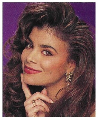 Abdul, Paula / 1990: Closeup-Purple Background