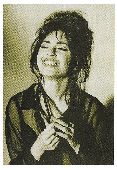 Hoffs, Susanna / 1991: Posing in See-Through Top-Black Bra #3