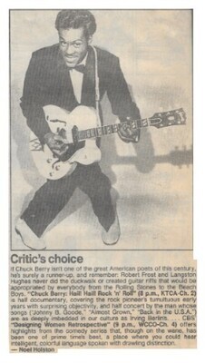 Berry, Chuck / 1987: Hail! Hail! Rock n' Roll - Critic's Choice