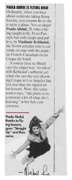 Abdul, Paula / 1990: Paula Abdul is Flying High