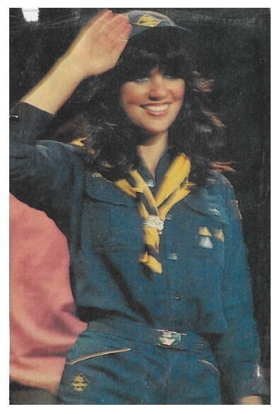 Ronstadt, Linda / 1977: On Stage-Wearing Cub Scout Uniform #1
