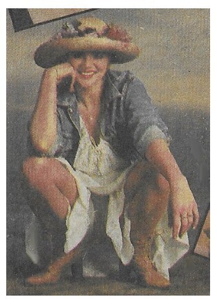 Ronstadt, Linda / 1982: Denim Jacket-Hat-White Dress