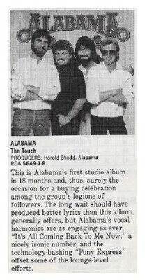 Alabama / 1986: The Touch