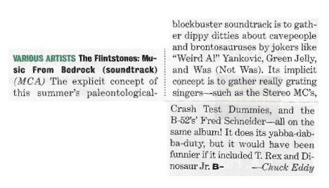 Various Artists / 1994: The Flintstones (Soundtrack)