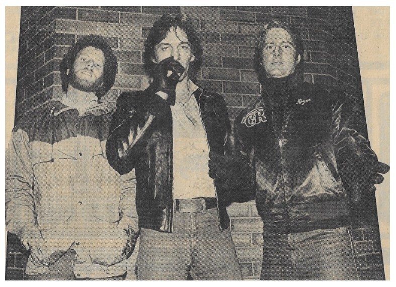 McGuinn, Clark + Hillman / 1979: Standing Near Brick Wall-Roger on Right