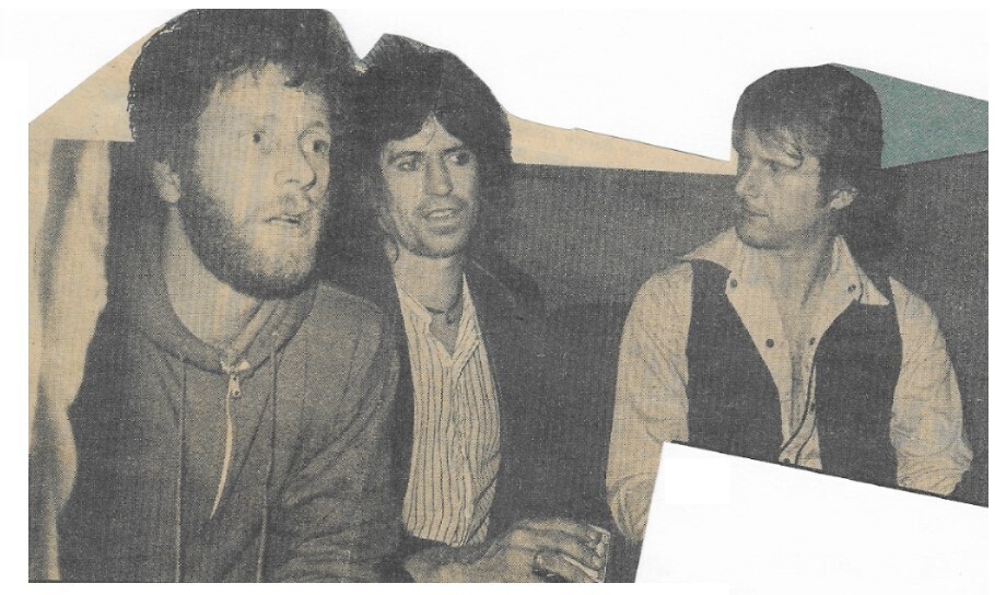 McGuinn, Clark + Hillman / Chris and Roger with Keith Richards / 1979