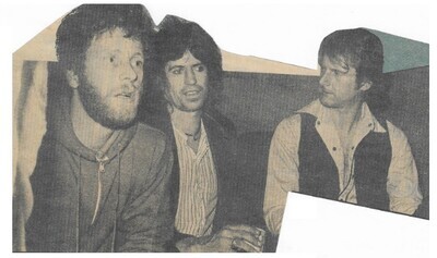 McGuinn, Clark + Hillman / Chris and Roger with Keith Richards / 1979