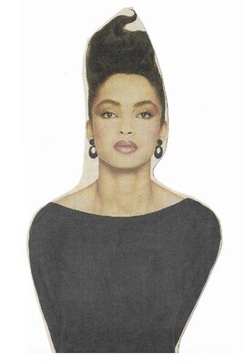 Sade / Black Outfit-Hair Up in Swirl