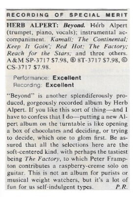 Alpert, Herb / Beyond / 1980