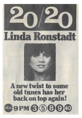 Ronstadt, Linda / 20/20 TV Show / 1988