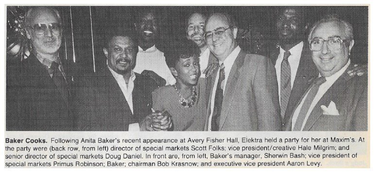 Baker, Anita / 1986: Baker Cooks